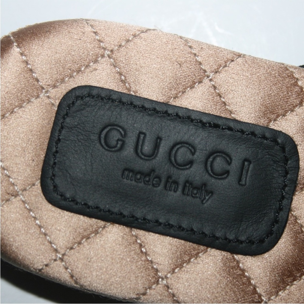 Gucci Crystal Velvet Snake Slippers - Picture 4 of 6